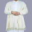 One Colour Woolen Shawl Or Chador For Men and Women - White image