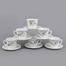 Opal Glass Cup And Saucer 12 Pcs Set image