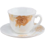 Opal Glass Cup and Saucer 12 Pcs Set image