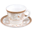 Opal Glass Cup and Saucer 12 Pcs Set image