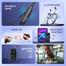Oraimo OEB-311 Necklace Lite ENC with Vibration Wireless Neckband- Blue image