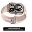 Oraimo OSW-805 Watch 5 2.01 Inch HD Panda Glass 1ATM With Bluetooth Calling Smart Watch Sunset Pink image