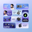 Oraimo OTW-625 True Wireless Earbuds Elemental Blue image