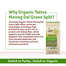 Organic Tattva Organic Moong Dal Green Split 500 gm image
