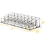 Organizador Acrylic Lipstick Organizer/Makeup Holder And Cosmetics Storage Display With 24 Compartments For Brushes, Bottles (Clear) image