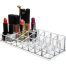 Organizador Acrylic Lipstick Organizer/Makeup Holder And Cosmetics Storage Display With 24 Compartments For Brushes, Bottles (Clear) image