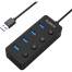 Orico W9PH4-U3- V1-BK 4 Port Hub image