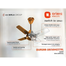 Orient 24 Inch Quasar Ornamental Ivory Cherry Ceiling Fan image