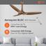 Orient 48 Inch Aeroquiet-BLDC (35w) Ceiling Fan Caramel Brown (With Remote) image