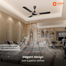 Orient 48 Inch Mozart Ceiling Fan Nature Floral Black image