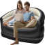 Outdoor Inflatable Sofa Bed Portable Foldable Waterproof Camping Beach Park Air Sofa (Without Pumper) image