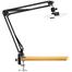 Overhead Video Stand Phone Holder Articulating Arm Phone Mount Table Top ChromLives Scissor Boom Arm Articulating Phone Stand Tablet Phone Holder for Streaming Phone Baking Crafting image