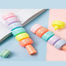 Oytra 6 Pcs Macaron Highlighter Marker Pen Pastel Color 5 Pcs Set image
