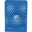 PH Metal Blue Dotted Square Pen Holder image