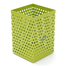 PH Metal Green Dotted Square Pen Holder image