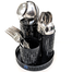 PH Metal Multi Spoon Holder Round Cylinder Design image