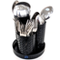 PH Metal Multi Spoon Holder Round Cylinder Design image