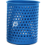 PH Metal PH Navy Blue Dotted Cylinder Pen Holder image