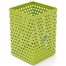 PH Metal Parrot Green Dotted Square Pen Holder image