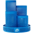 PH Navy Blue Multi-Round Metal Pen Holder image