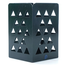 PH PH Metal Black Triangle Pattern Square Pen Holder image