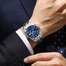 POEDAGAR 615 Men Watch For Sports Waterproof Luminous Stainless Steel image