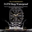 POEDAGAR 866 Luxury Square Chronograph Men’s Watch image