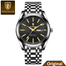 Poedagar 962 Stainless Steel Date Week Men's Quartz Watch image