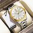 POEDAGAR Luxury Luminous Date Week Men's Stainless Steel Quartz Watch image