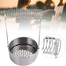 Paint Brush Washer Oil Painting Brush Cleaner, Uncovered Stainless Steel Oil Painting Pen Straight Washing Barrel Holder image
