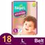 Pampers Active Belt System Baby Diapers (L size) (9-14 kg ) (18Pcs) image