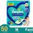 Pampers All Round Pants System Baby Diper (M Size) (7-12 kg) (50Pcs) image