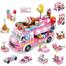Panlos 553 Pcs Ice Cream Truck Building Lego for Girls 12 in 1 City Building Block for Kids 25 Play Style image