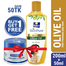 Parachute SkinPure Beauty Olive Oil 200ml (50ml Petroleum Jelly Free) image