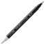 Pentel Brush Pen Twin Tip (Fine - Black And Gray Ink) image