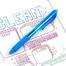 Pentel Energel Gell Pen Sky Blue Ink (0.5mm) - 1 Pcs image