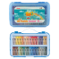 Pentel Large Stick Oil Pastel 36 Colors Set - Sky Blue Plastic CASE image
