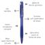 Pentel M.pencil Twist-erase Gt 0.5mm Blue Barrel image