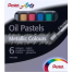 Pentel Oil Pastel Metallic 6 Color Set image