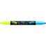 Pentel Twin Color Tip Highlighter-Yellow/Sky Blue image