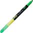 Pentel Twin Color Tip Highlighter-Yellow/Light Green image