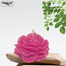 Peony Flower Sandalwood Fragrance Candle - Pink Color image