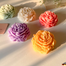 Peony Flower Scented Candle – Soft Light, Sweet Sandalwood Fragrance image