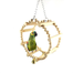 Pet Bird Parrot Wooden Ferris Wheel Hanging Swing Ladder Stand Climbing Chew Toy image