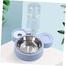 Pet Cat Dog Food Bowl Automatic Water Feeder image