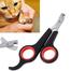 Pet Cat Dog Nail Clipper Cutter With Sickle Stainless Steel image