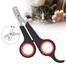Pet Cat Dog Nail Clipper Cutter With Sickle Stainless Steel image