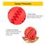 Pet Dog Toy Teeth Clean Rubber Balls for Small Large Dogs Puppy Cat Chewing Toys image