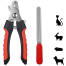 Pet Nail Clipper With Filer For Dogs and Cats image