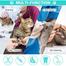 Pet Soft Cat Beauty Bag Adjustable Multifunctional Polyester Cat Washing Shower Net Bag Pet Nail Trimming Bag image